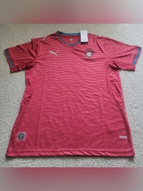 Puma Portugal National Team 2026 Red Soccer Home Jersey Women L